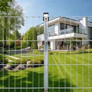 Gartengestaltung mit einem Doppelstabmattenzaun